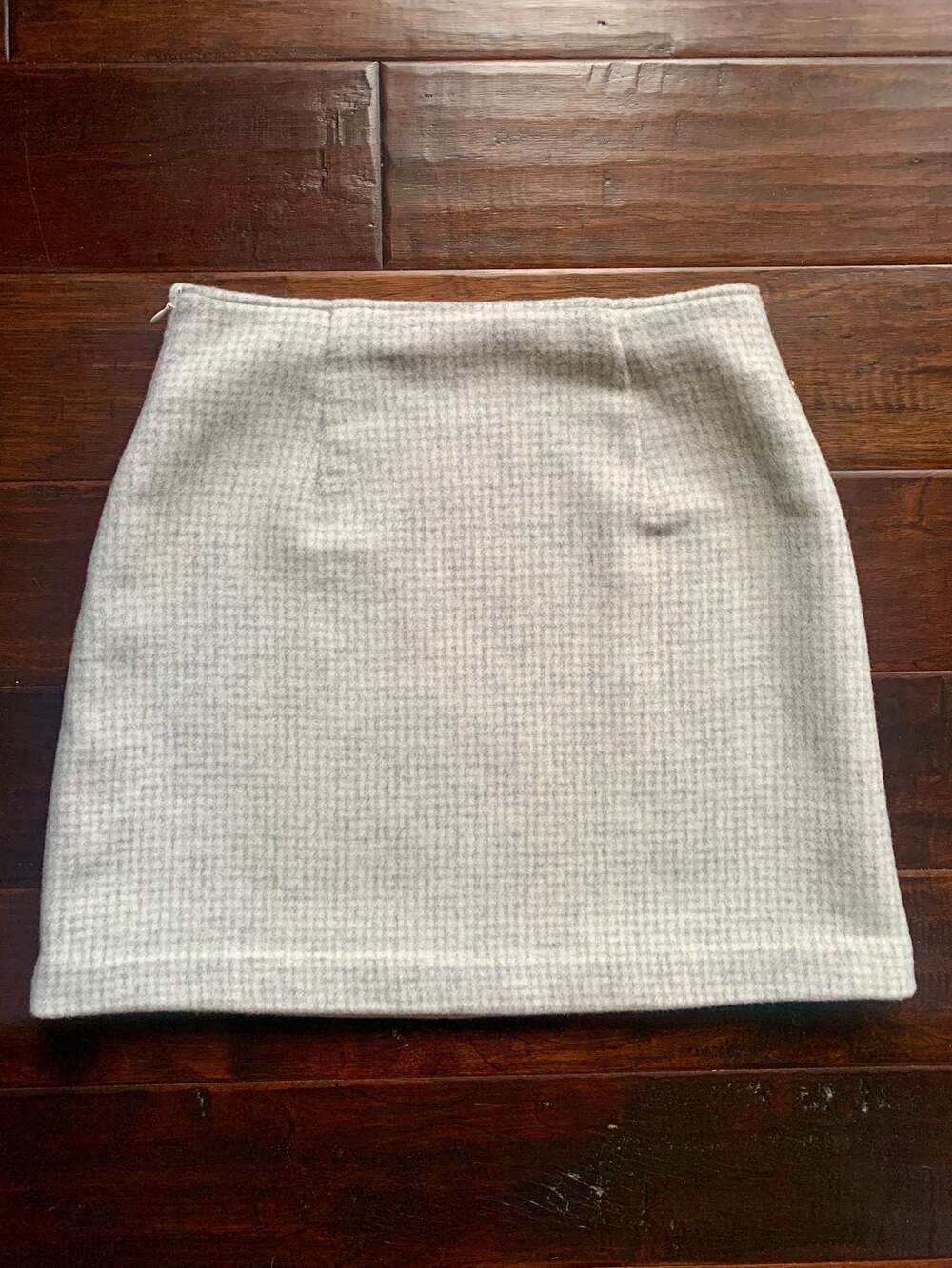 Club Monaco Centie Plaid Wool Blend Mini Skirt - Picture 2 of 8